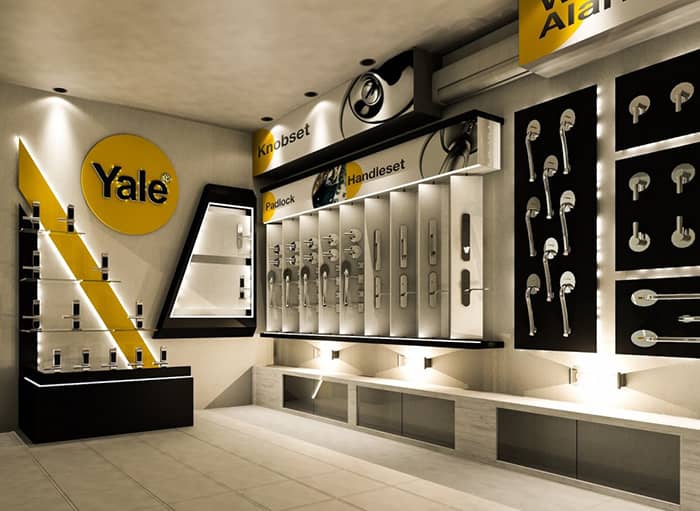 Phụ kiện cửa nhôm Yale